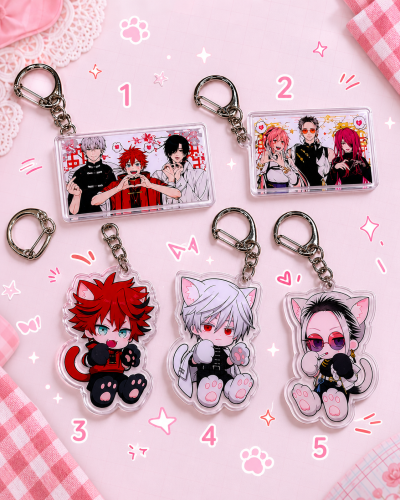 Gokurakugai Keychains