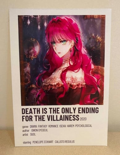 بوستر Death Is The Only Ending For The Villainess