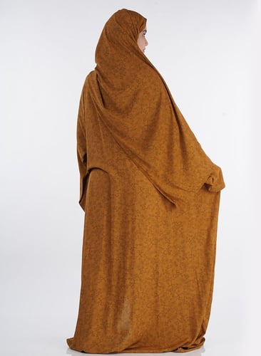 شرشف مشجر مفتوح لف لون بني