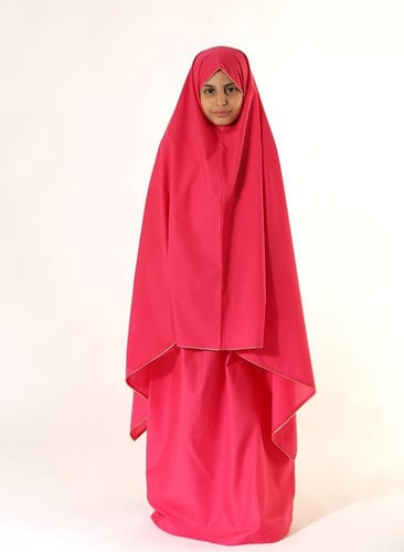 شرشف صلاة بناتي قطن سادة