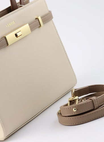 شنط جلد ذهبي - L8016