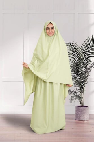 شرشف صلاة بناتي قطن سادة