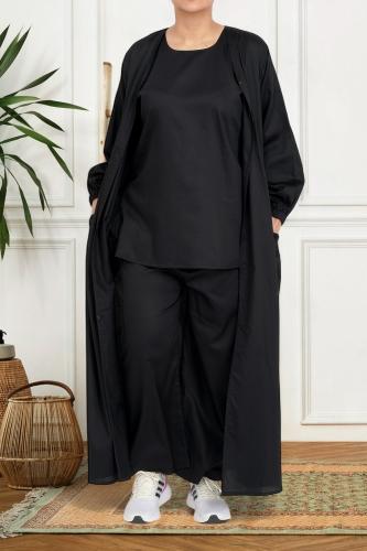 عباية الحج والعمرة - أسود