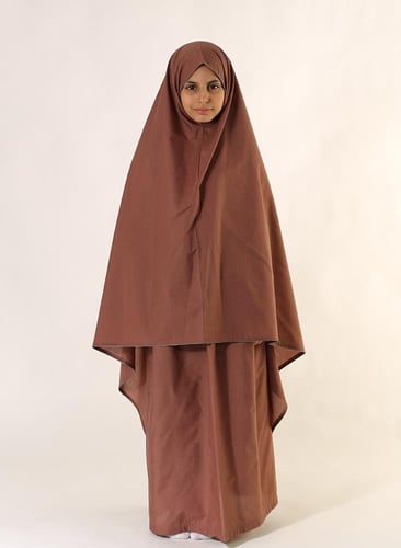 شرشف صلاة بناتي قطن سادة