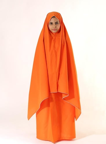 شرشف صلاة بناتي قطن سادة