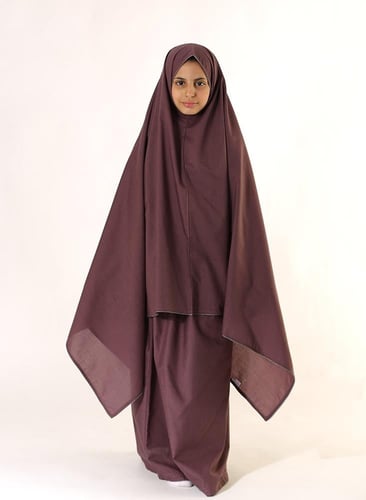 شرشف صلاة بناتي قطن سادة