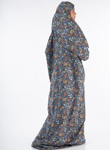 شرشف صلاة كرز قطن ياباني كحلي مورد