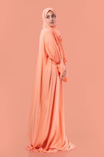 شرشف صلاة آيات سادة رايون الفاخر خربزي غامق