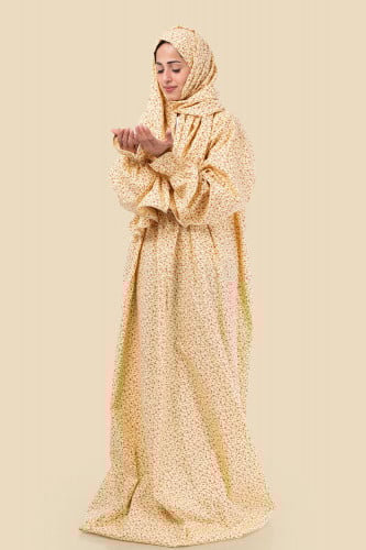 شرشف صلاة اصفر مجموعة كرز اليابانية