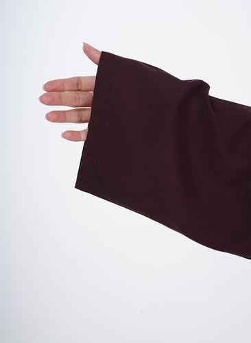 شرشف صلاة آيات سادة رايون الفاخر بني محروق