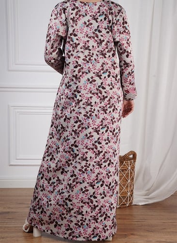 جلابية قطن حرير بطباعة ديجيتال 5003