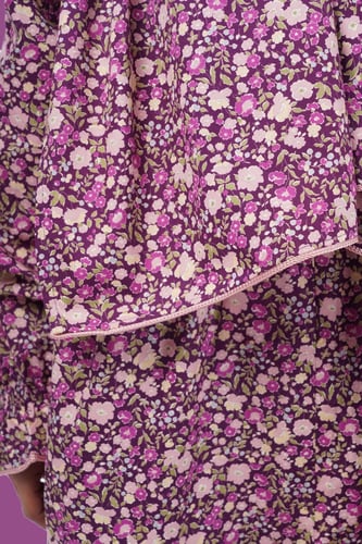 شرشف صلاة موف ليلكي مجموعة كرز اليابانية