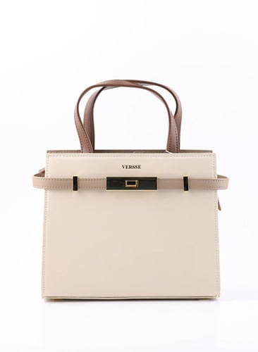 شنط جلد ذهبي - L8016