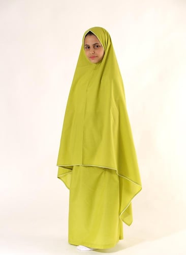 شرشف صلاة بناتي قطن سادة