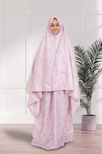 شرشف صلاة بناتي قطن مشجر