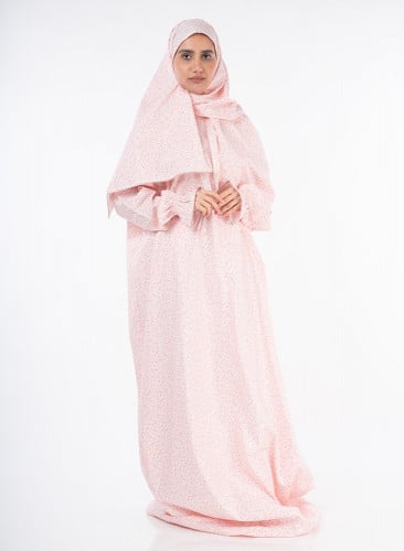 شرشف صلاة كرز قطن ياباني وردي ناعم