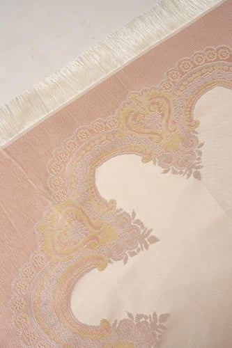 سجادة صلاة سفري مع الحافظة - وردي