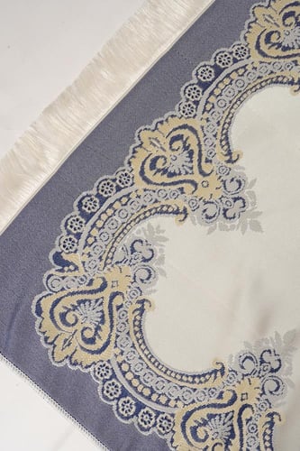 سجادة صلاة سفري مع الحافظة - كحلي