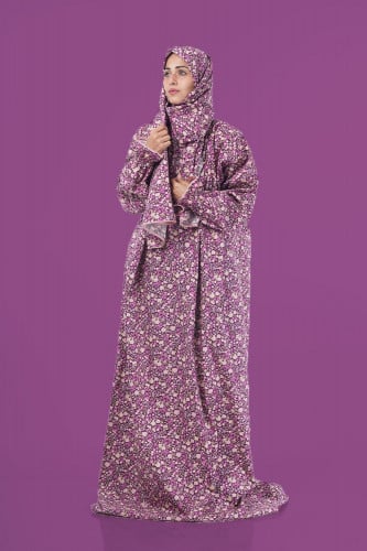 شرشف صلاة موف ليلكي مجموعة كرز اليابانية