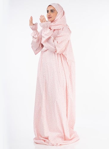 شرشف صلاة كرز قطن ياباني وردي ناعم