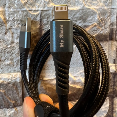 كيبل ايفون بي دي شحن سريع 30 واط + كيبل ايفون لايت...