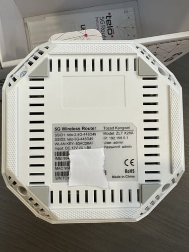 تقسيط راوتر تيلو بولت برو 5G منزلي بتقنية واي فاي...