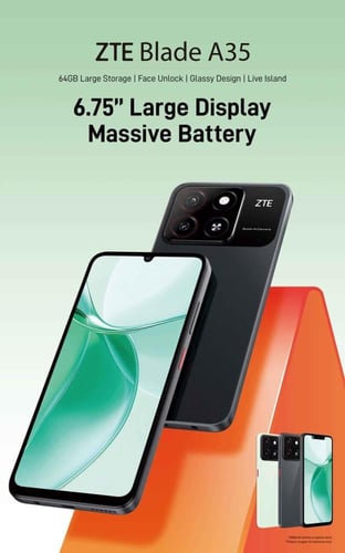 جوال زد تي اي 64قيقا رام 6