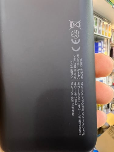 شاحن سفري قوي ايكون10 بقوة10الف ملي امبير بثلاث مخ...