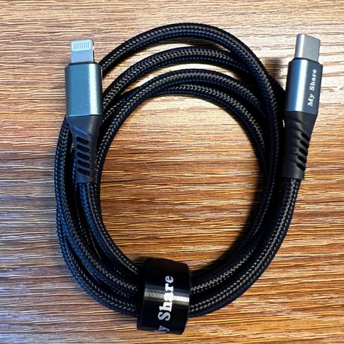 كيبل ايفون بي دي شحن سريع 30 واط + كيبل ايفون لايت...