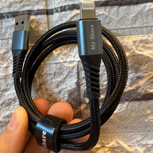 كيبل ايفون بي دي شحن سريع 30 واط + كيبل ايفون لايت...