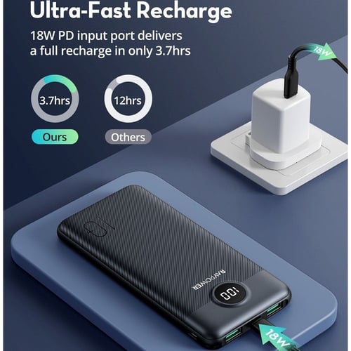 بور بانك راف بور 10 الف بشاشة رقمية وثلاث مخارج بي...