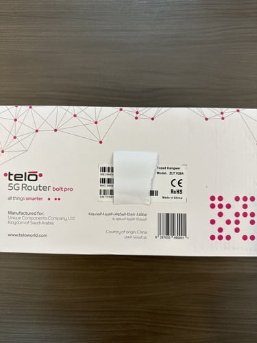 راوتر تيلو بولت برو 5G منزلي بتقنية واي فاي 6 يدعم...