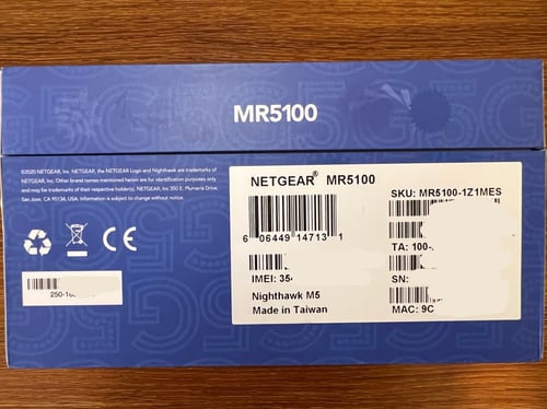 تقسيط راوتر متنقل نيتجير ام 5 NETGEAR M5 MR5100 5G...