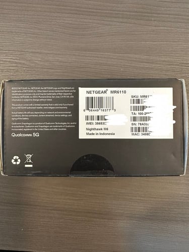 تقسيط راوتر متنقل نيتجير ام 6 NETGEAR M6 MR6110 5G...