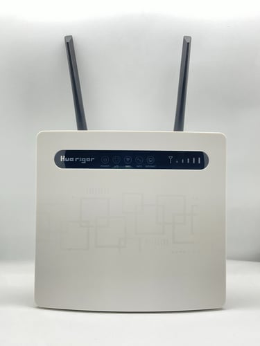 راوتر منزلي (Hua rigor R818) 4جي بسرعة تصل الى150م...