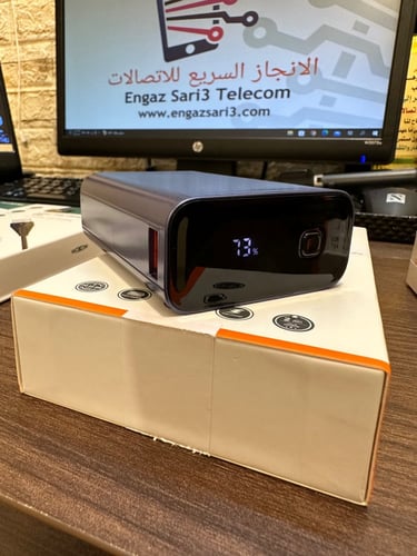 بور بانك بحجم20الف ملي امبير وبقوة 22.5W بمنفذين ب...