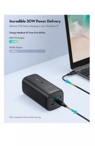 شاحن سفري من راف باور باربع مخارج اثنين بي دي و اث...