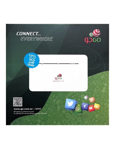 تقسيط راوتر GO جو منزلي 4G مع شريحة بيانات مفتوح س...