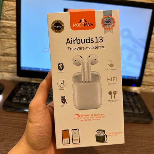 ايربودز 2 موج ماكس طبق الاصل من ايربودز2 ابل