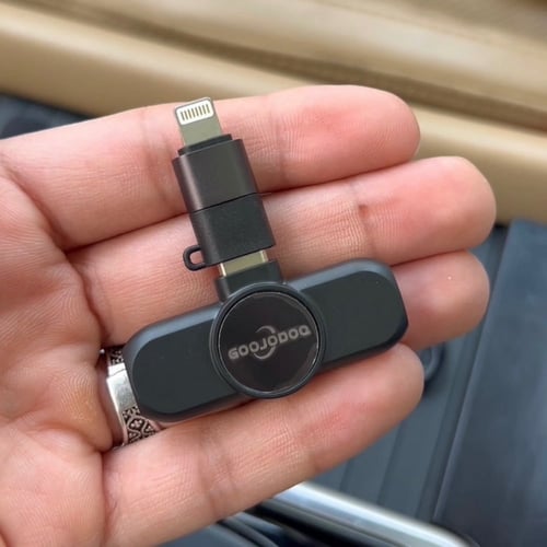 ميكروفون لاسلكي ثنائي لجميع الاجهزة الذكية اندرويد...