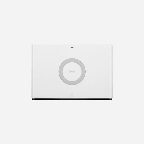 موماكس ساعة ديجيتال مع شاحن لاسلكي سريع مع اضاءة م...