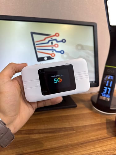 راوتر هواوي سويلينك متنقل SRT875 5G ببطارية 5الف ا...