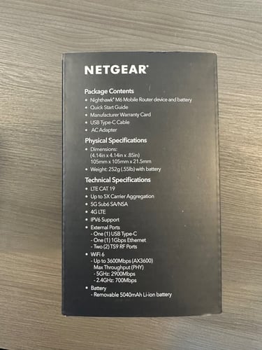 تقسيط راوتر متنقل نيتجير ام 6 NETGEAR M6 MR6110 5G...