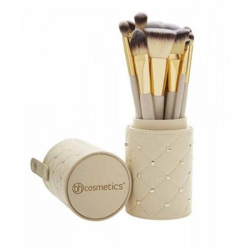 مجموعة فرش مكياج من بي اتش - 12 فرشاة