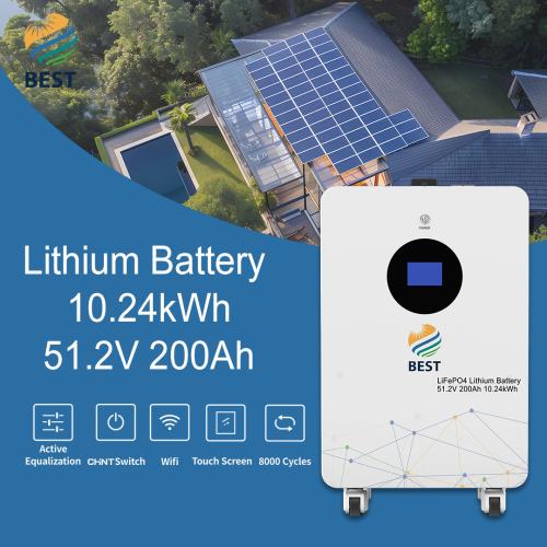 بطارية ليثيوم 200 امبير 10.24ك 51.2ف
