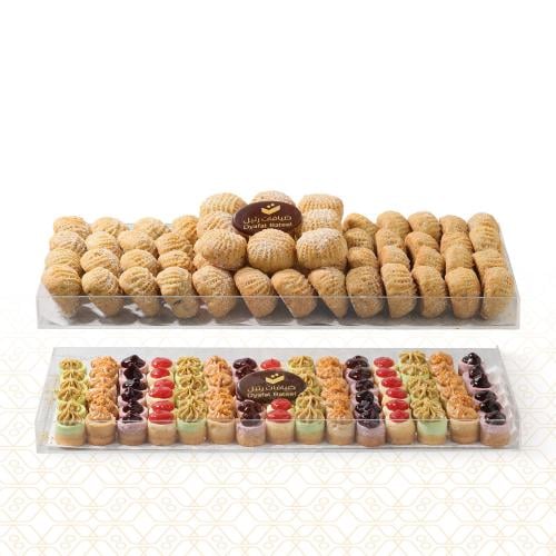 بكج تايني تشيز كيك + المعمول - 2 صينية