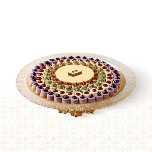 صينية كريستال تايني تشيز كيك - 104 قطعة