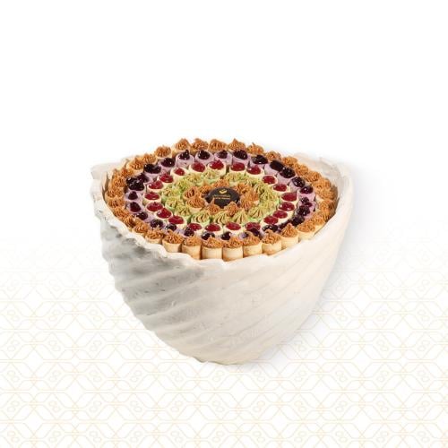 صينية اللؤلؤ دائري تشيز تايني - 108 قطعة