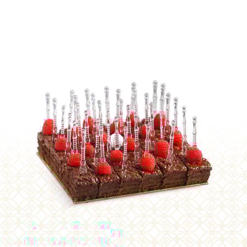 كيكة شوكولاته كرنشي 36 قطعة ميني