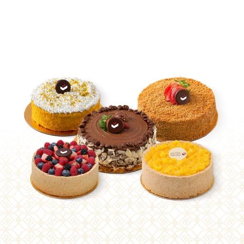 تشيز مانجو أو فواكة + كيكة 7 انش من اختيارك